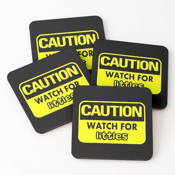 Item preview, Caution Watch For Littles (Yellow) designed and sold by MyRedBottom.
