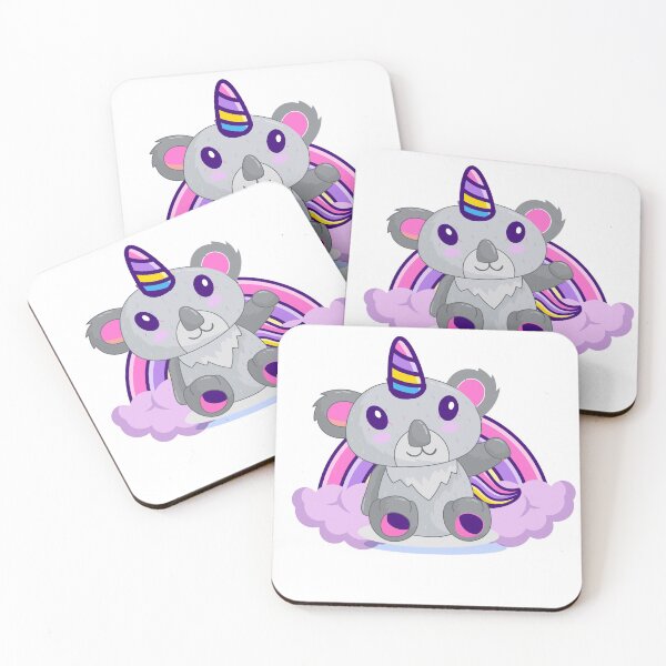 Item preview, Happy Koala-unicorn gift - Koalacorn digital illustration designed and sold by OMCreative.