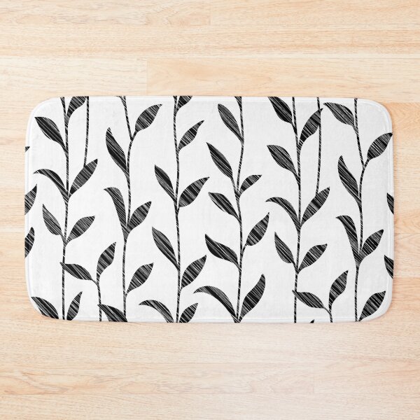 Item preview, HOME FEELING LEAVES BLACK BY SUBGIRL designed and sold by SUBGIRL.