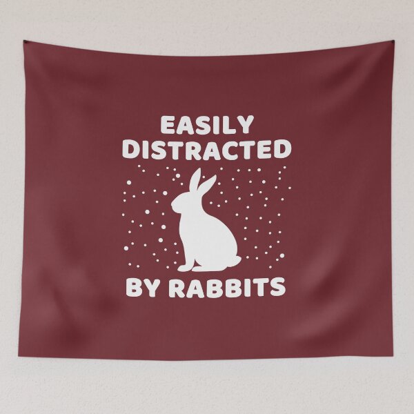 Item preview, Easily Distracted By Rabbits #7 designed and sold by SalahBlt.