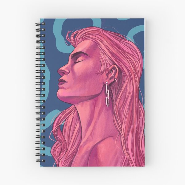 Item preview, Surreal colorful girl profile portrait designed and sold by MedievalRave.