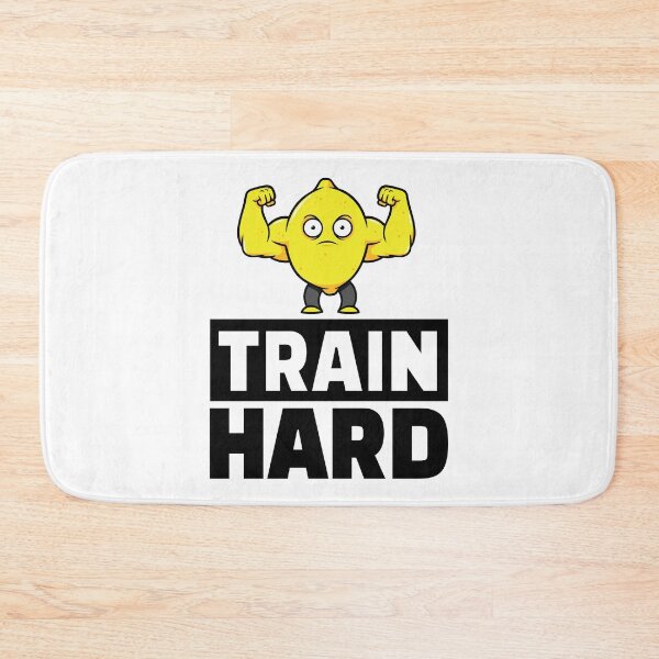 Item preview, Jacked Lemon Train Hard Bodybuilder Flexing Biceps Powerlifter Foodietoon designed and sold by ProjectX23.
