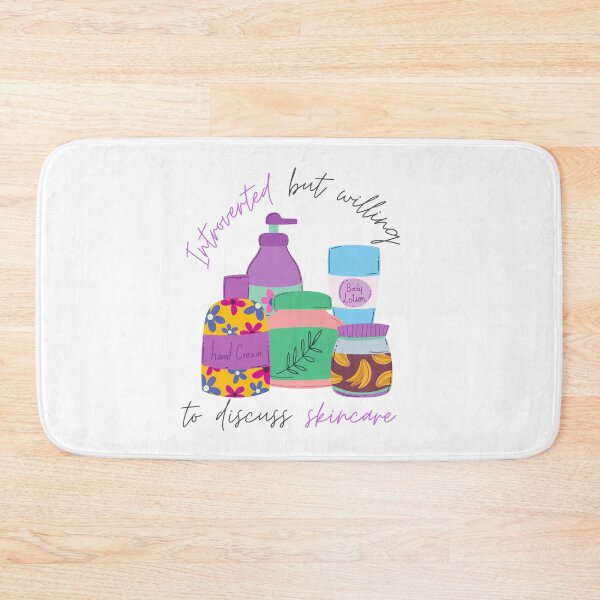 Item preview, Introverted But Willing To Discuss Skincare designed and sold by casualism.