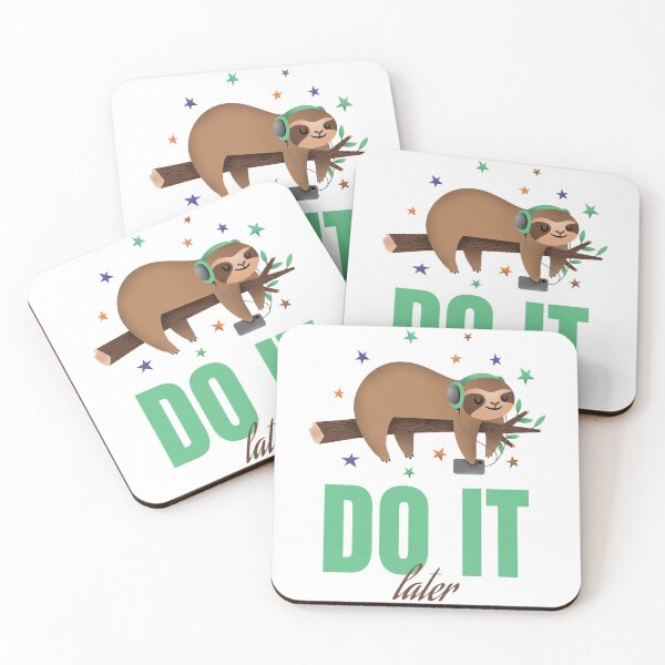 Item preview, Do it later funny koala designed and sold by Ayoosha.