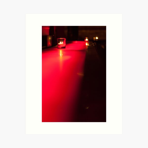 Red bar Art Print