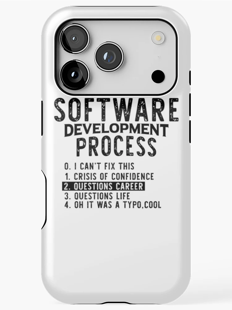Thumbnail 1 of 4, iPhone Case, Software Development Process Python Coding designed and sold by Hapo Team.