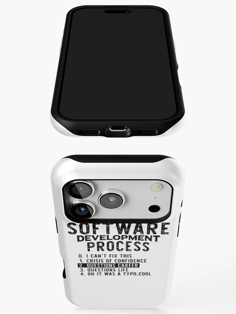 Thumbnail 3 of 4, iPhone Case, Software Development Process Python Coding designed and sold by Hapo Team.