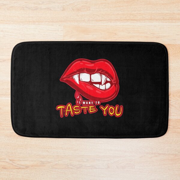 Item preview, Vampire red lips on red background I want to taste you designed and sold by KC-Clothing-Co.