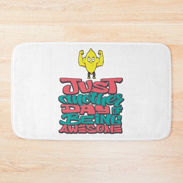 Item preview, Just Another Day Of Being Awesome Jacked Lemon Bodybuilder Flexing Biceps Powerlifter Foodie designed and sold by ProjectX23.