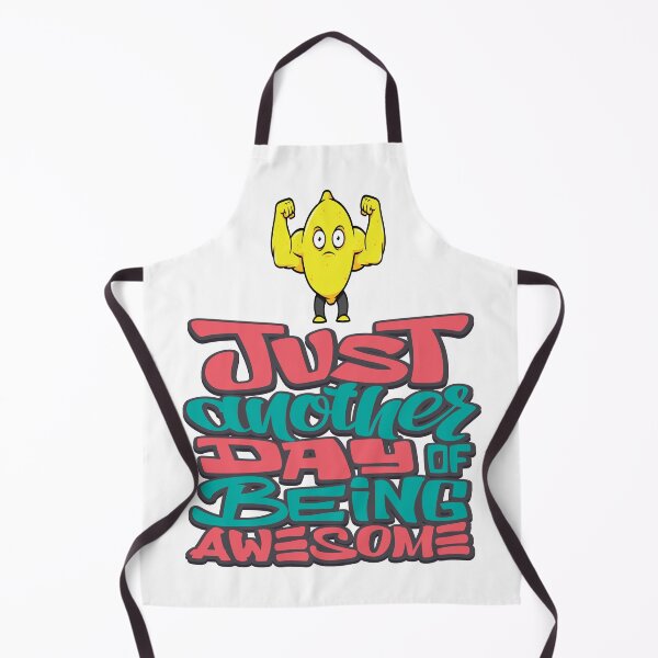 Item preview, Just Another Day Of Being Awesome Jacked Lemon Bodybuilder Flexing Biceps Powerlifter Foodie designed and sold by ProjectX23.