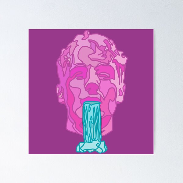 Item preview, Glass Animals Soda Waterfalls (Head Only) designed and sold by NoirPineapple.
