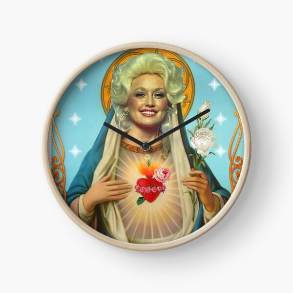 saint dolly parton Clock