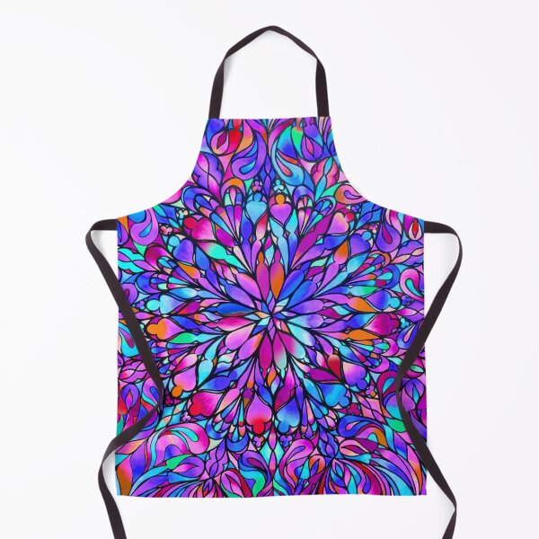 Item preview, Stainedglass Mandela Purple Frequency Painting designed and sold by NatalieC18.