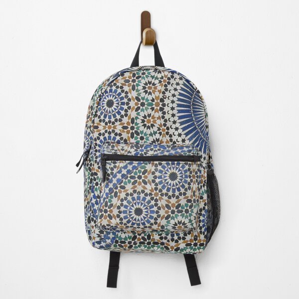 Item preview, zellige moroccan mosaic tilework, traditional moroccan art designed and sold by NoetherSym.