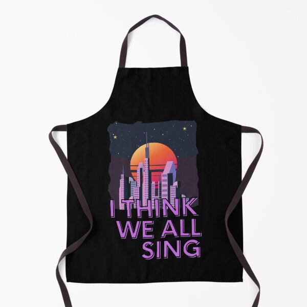 Item preview, I Think We All Sing Meme Joke Retro Space City Cool Gift designed and sold by trendo.