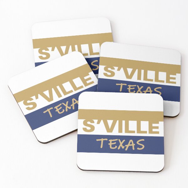 Item preview, Stephenville, Texas Blue & Gold designed and sold by Places By Hagen Carter.