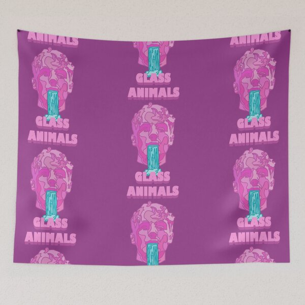 Item preview, Glass Animals Soda Waterfalls (Head and Logo) designed and sold by NoirPineapple.