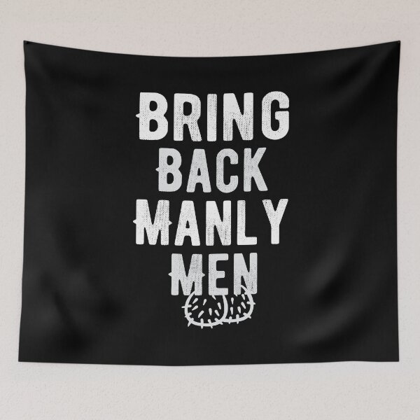Item preview, Bring Back Manly Men - Strong Man Balls designed and sold by Scratches Tees.