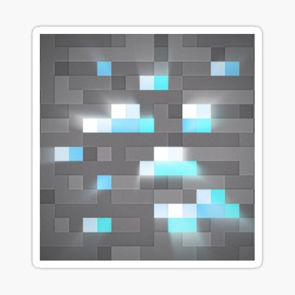 Minecraft Ore Stickers Redbubble