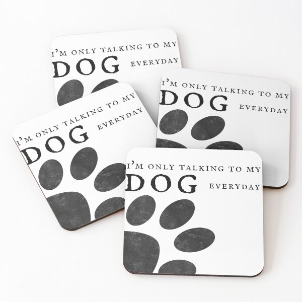 Item preview, i'm only talking to my dog everyday shirt designed and sold by Mounir Ameur Ali.