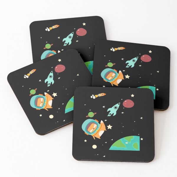 Item preview, Space Foxes  designed and sold by QM Designing.