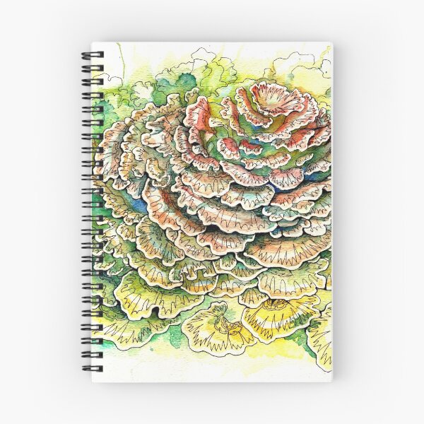 Item preview, Mushroom cabbage watercolor painting designed and sold by meomeo.