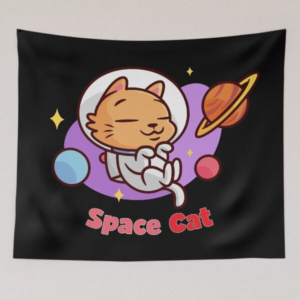 Item preview, Cute cat sleeping in Space designed and sold by kalud-zoldyck.