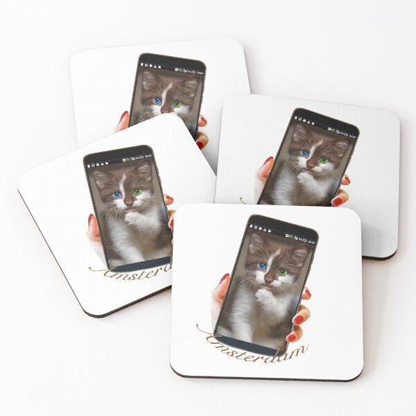 Item preview, Amsterdam Skyline Cat designed and sold by Tourtite.