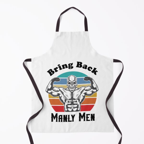 Item preview, Bring Back Manly Men - Strong Man Skull with Muscles designed and sold by Scratches Tees.