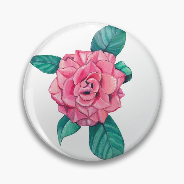 Item preview, Pink Rose Painting designed and sold by Kinasart.