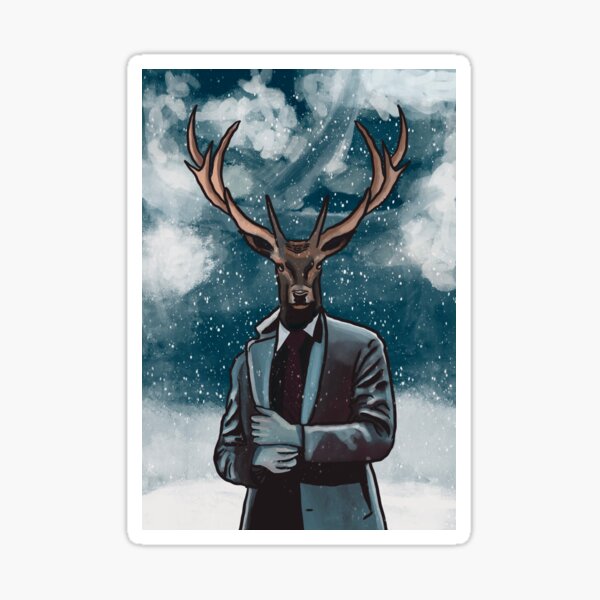 deer men Sticker