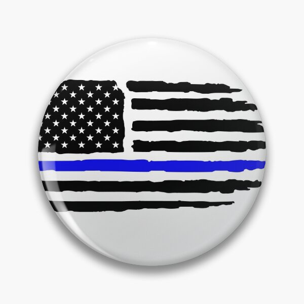 Item preview, Thin blue line distressed American flag designed and sold by nscphotography.