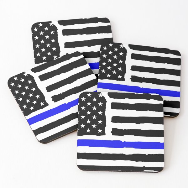 Item preview, Thin blue line distressed American flag designed and sold by nscphotography.