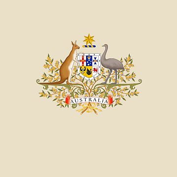 Artwork thumbnail, The Coat of arms of Australia by webdango
