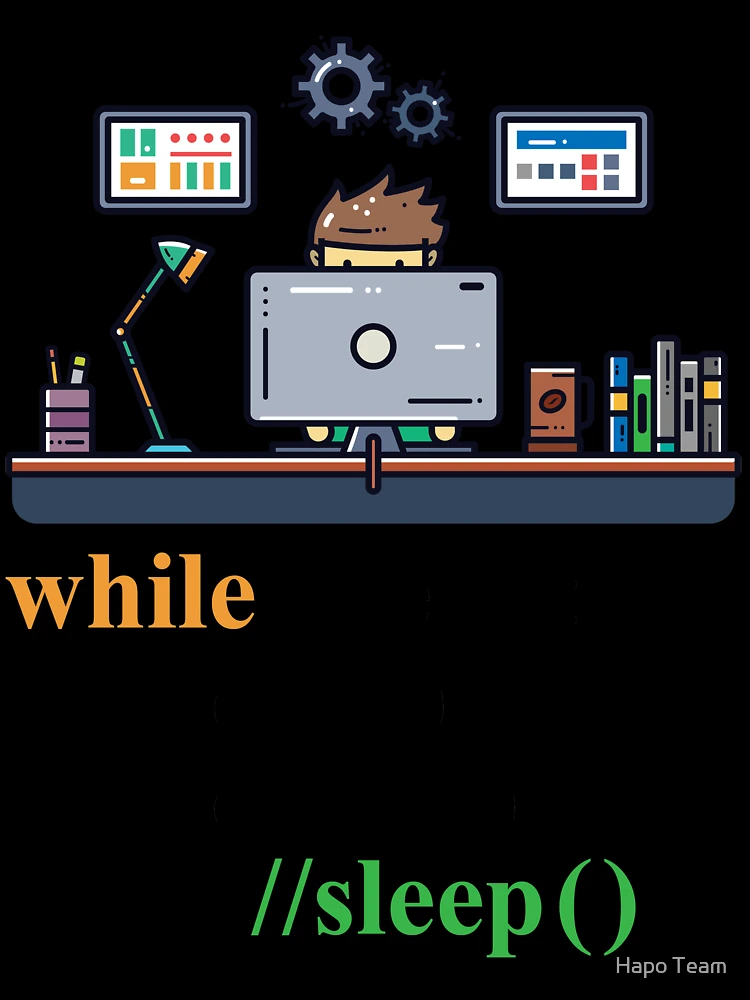 Aperçu 7 sur 7. T-shirt oversize avec l'œuvre Programmeur Python Informatique Eat Code Sleep créée et vendue par Hapo Team.