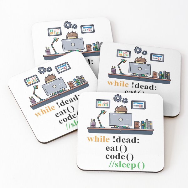 Item preview, Computer Science Python Programmer Eat Code Sleep designed and sold by Hapo Team.