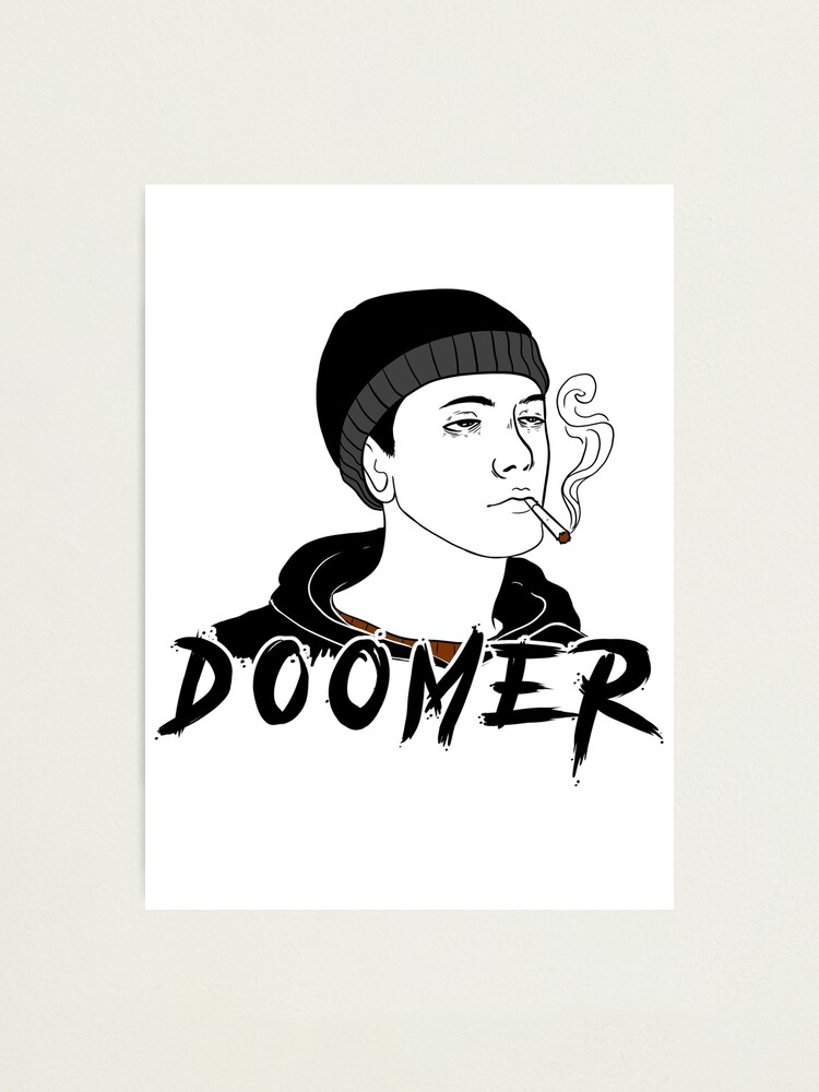 Doomer Guy Meme | Photographic Print