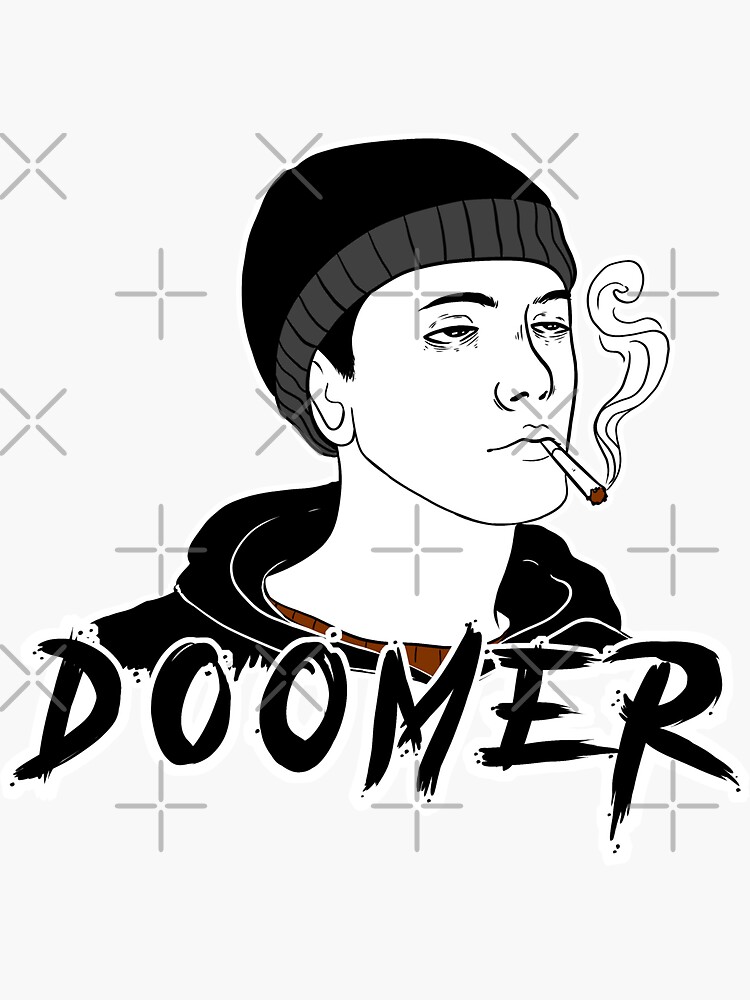 Doomer Meme Sticker