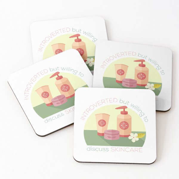 Item preview, Simple Introverted But Willing To Discuss Skincare designed and sold by casualism.