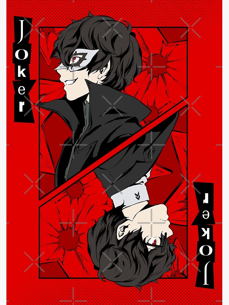 Persona 5 Joker Card Greeting Card by KOSCs