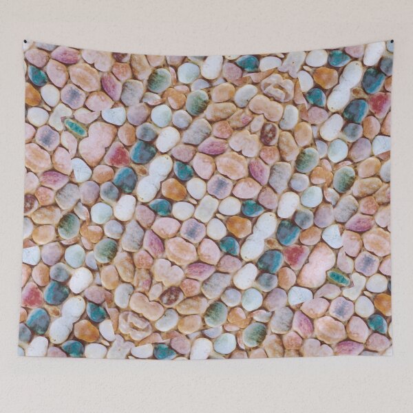 Item preview, Rounded Stones Print Motif designed and sold by DFLC Prints.