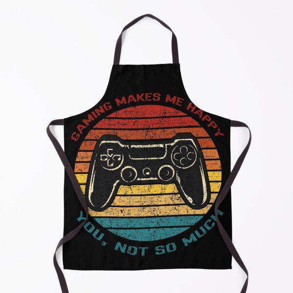 Item preview, Gaming Makes Me Happy, You Not So Much Funny Retro Vintage Sunset Gamer Design designed and sold by up4tee.