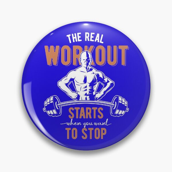 Item preview, The Real Workout Starts When You Want To Stop designed and sold by Sinfamous.