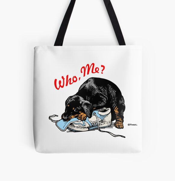"Who, Me?" All Over Print Tote Bag