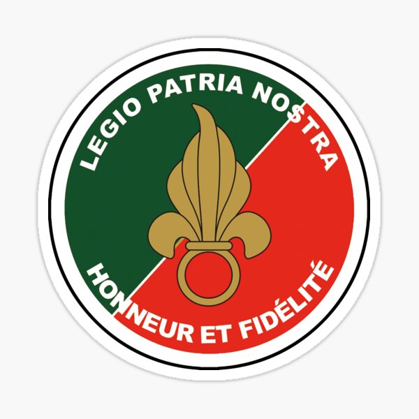 FRENCH LÉGION ÉTRANGÈRE LEGIO PATRIA NOSTRA Sticker