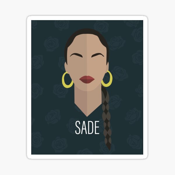 Sade Adu Portrait Sticker