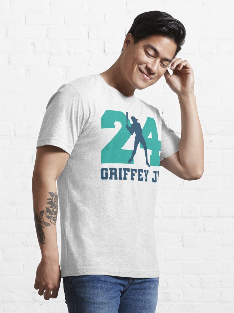 Ken Griffey Jr. Shirt, Seattle Baseball Hall of Fame Men's Cotton T-Shirt