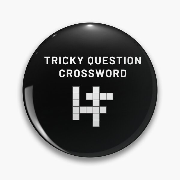 Item preview, Tricky Question Crossword designed and sold by ZAstore.