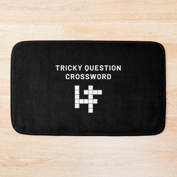 Item preview, Tricky Question Crossword designed and sold by ZAstore.