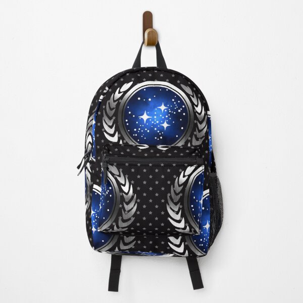 Item preview, Space Fed Planets Emblem with Stars Repeating Pattern designed and sold by orionlodubyal.